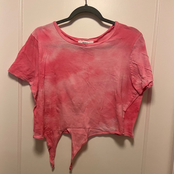 Forever21+ - Tie dye cropped tee - Picture 2 of 6